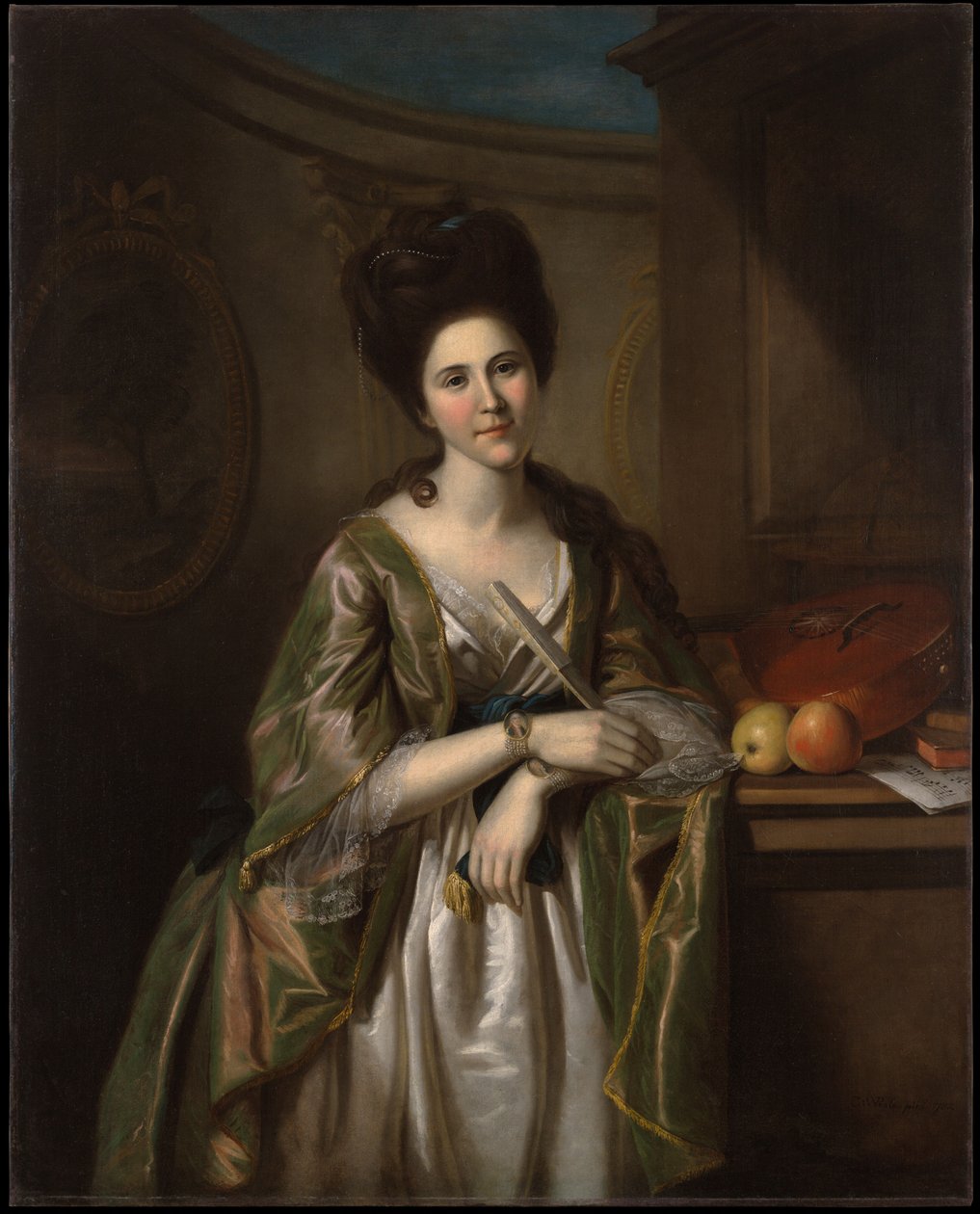 Deborah McClenachan Stewartová (1763-1823) od Charles Willson Peale