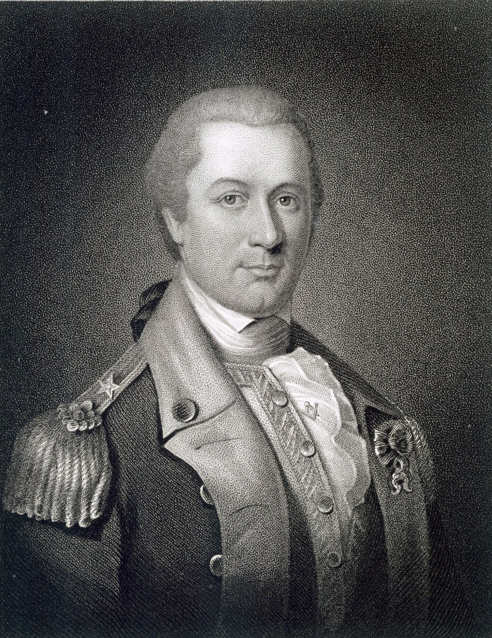 Generál Otho Holland Williams (1749-94) vyrytý Jamesem Bartonem Longacrem (1794-1869) od Charles Willson Peale
