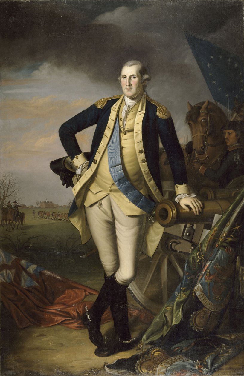 George Washington po bitvě u Princetonu 3. ledna 1777 od Charles Willson Peale