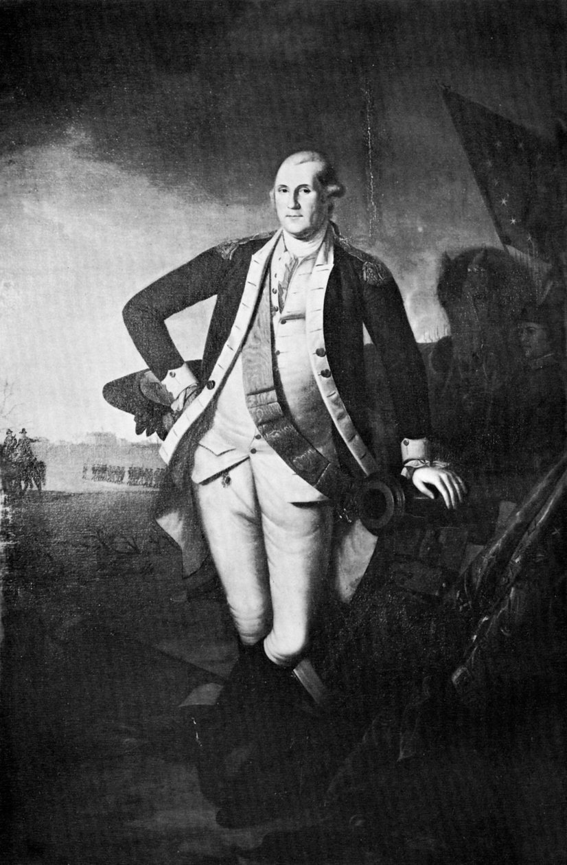 George Washington, první prezident Spojených států, konec 18.-začátek 19. století. od Charles Willson Peale