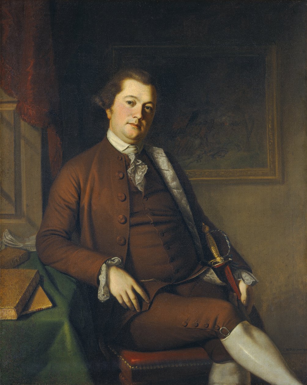 John Philip de Haas, 1772 od Charles Willson Peale