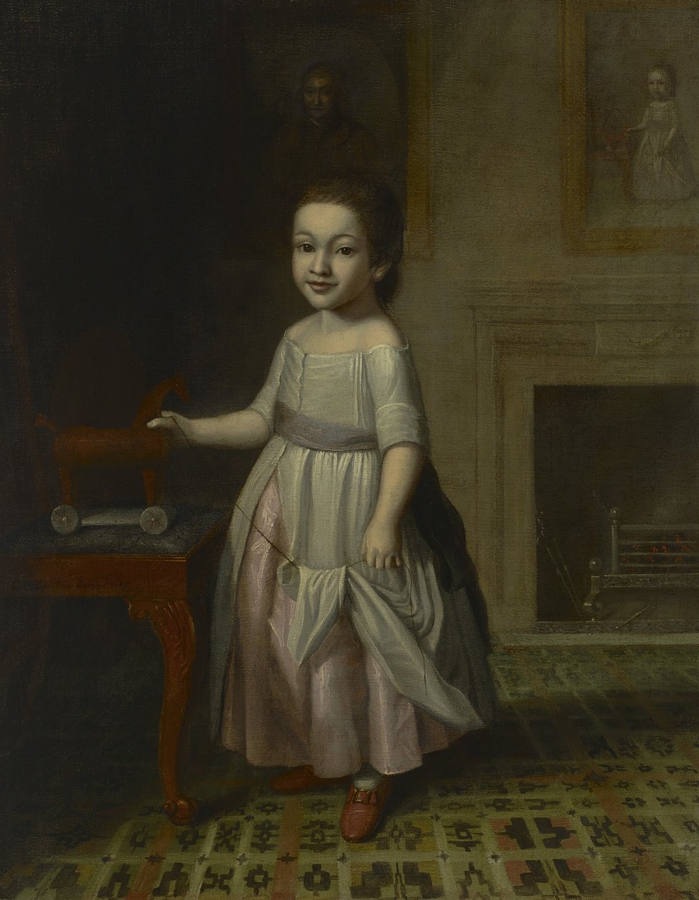 Portrét chlapce s dětským koněm, 1768 od Charles Willson Peale