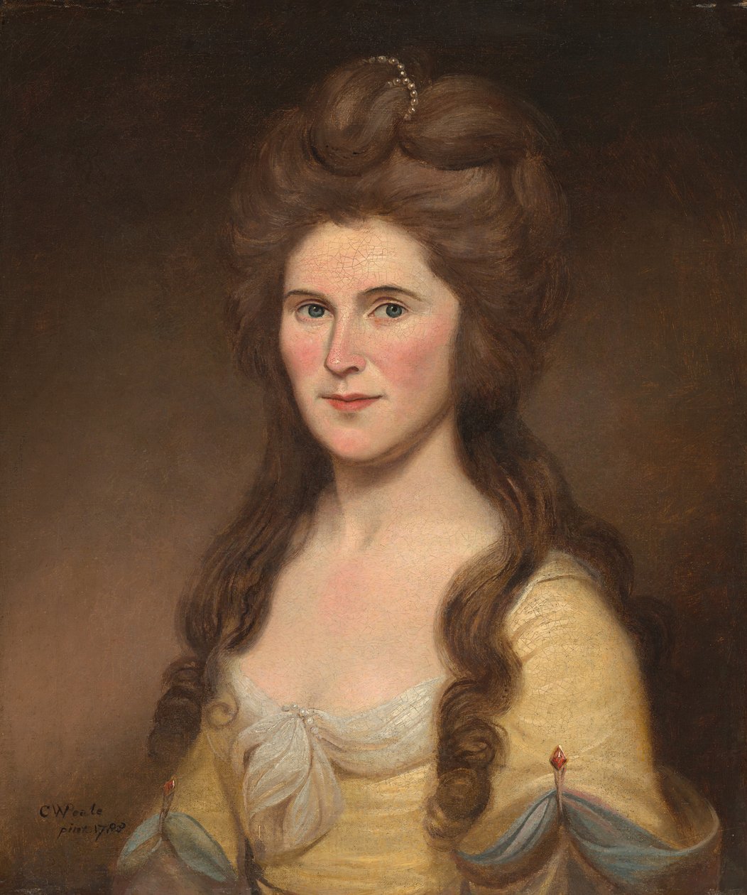 Rebecca Bryan White Paní John White, 1788. od Charles Willson Peale