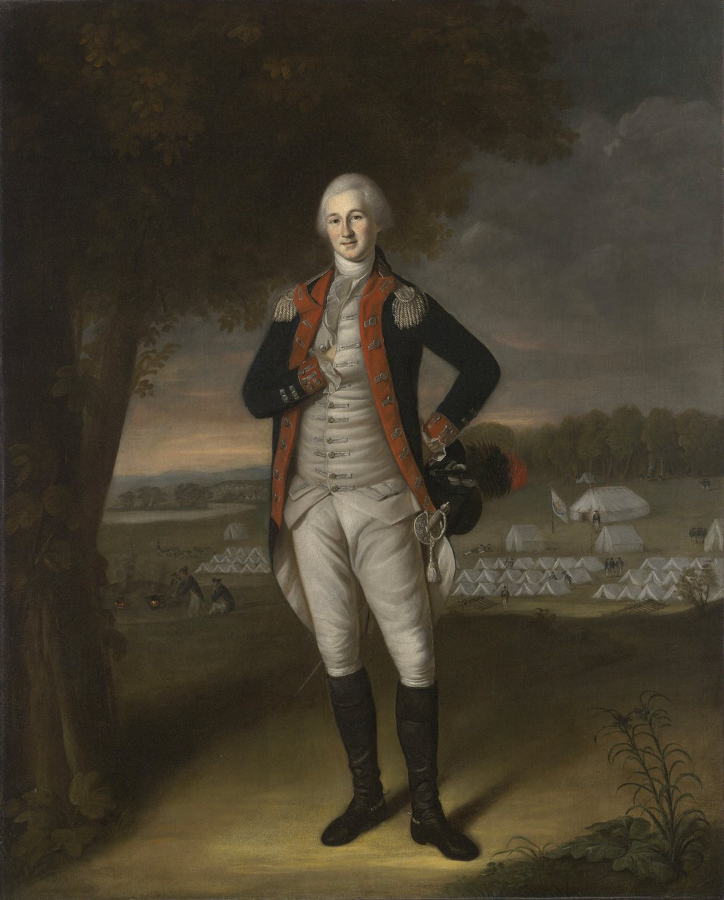 Walter Stewart, 1781 od Charles Willson Peale