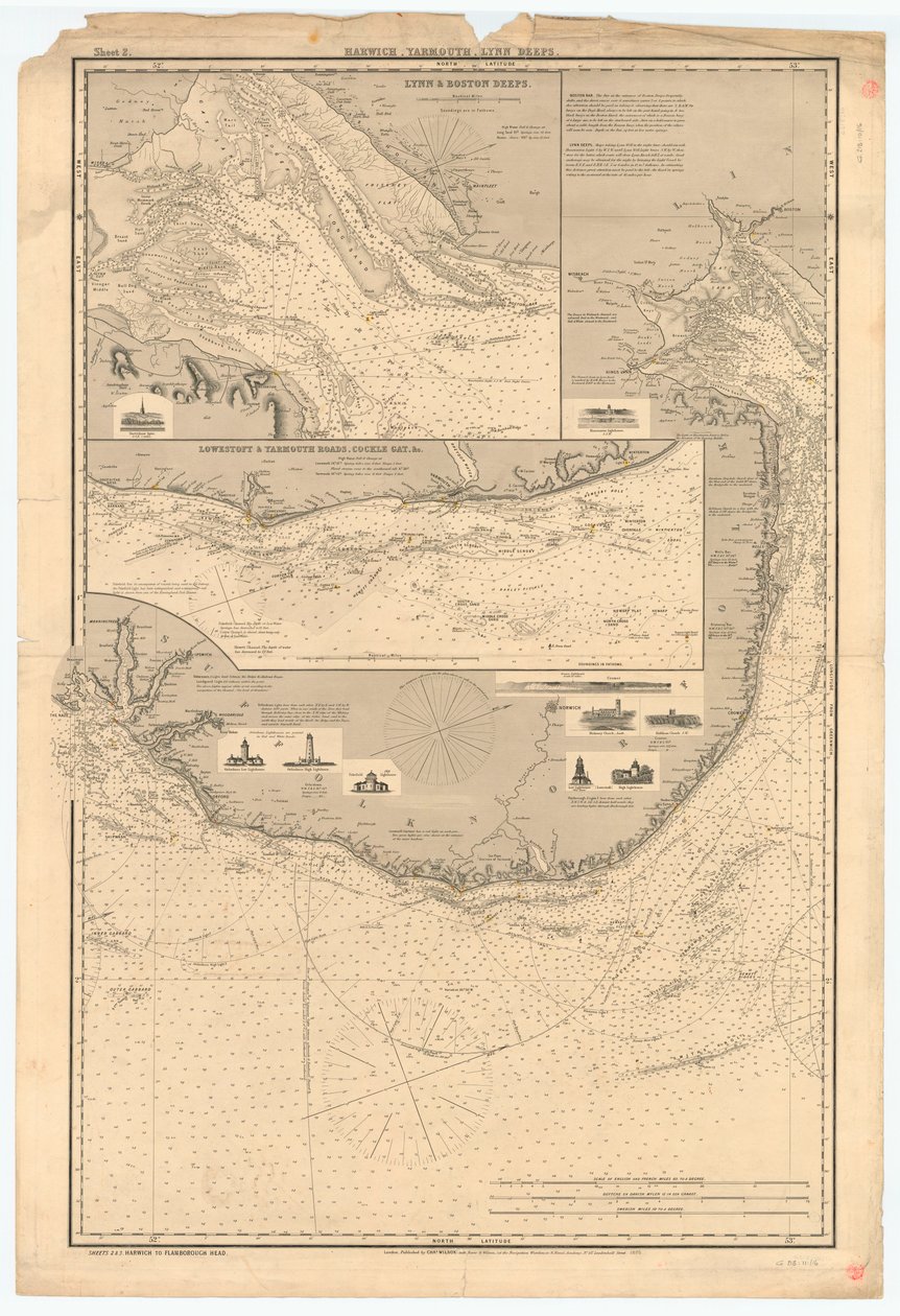 Východní pobřeží Anglie: Harwich do Flamborough Head od Charles Wilson