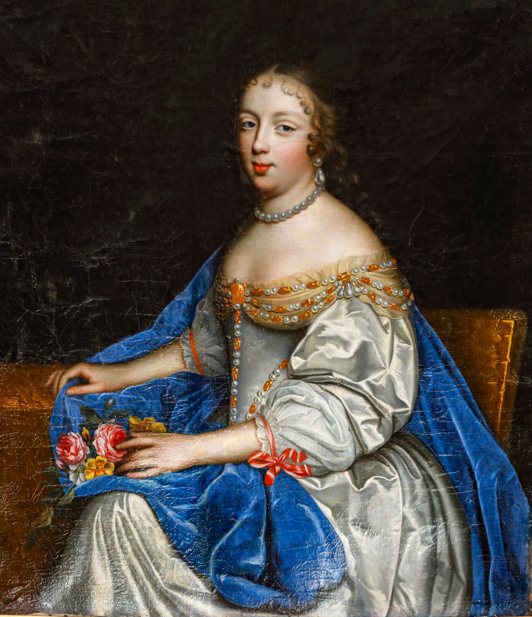 Portrét Louise-Antoinetty de la Chatre. Olej na plátně. od Charles and Henri Beaubrun