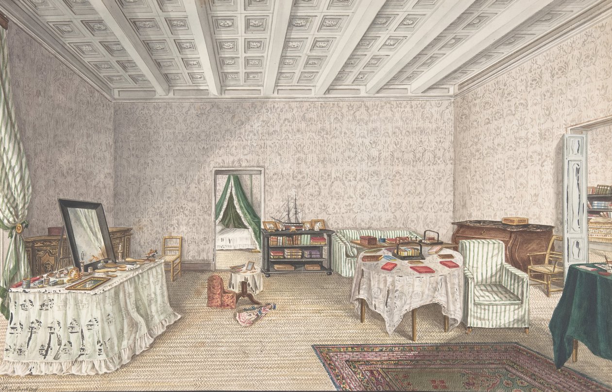 Design pro interiér, cca. 1830. od Charles de Brocktorff