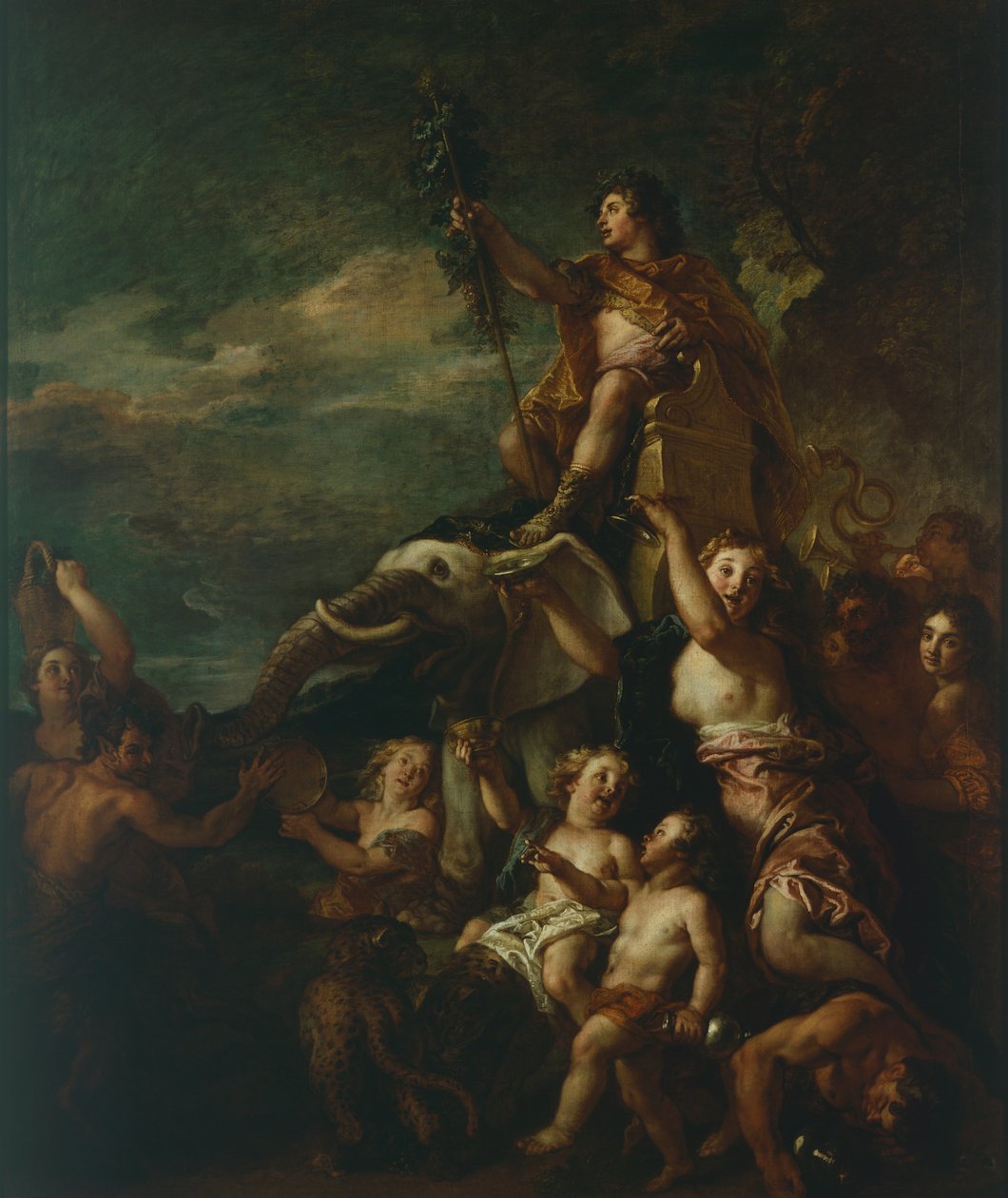 The Triumph of Bacchus, Charles de la Fosse (1636-1716) od Charles de Lafosse