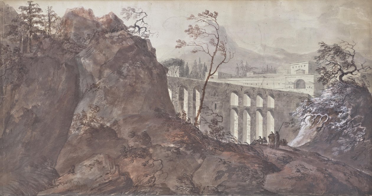 Krajina s viaduktem od Charles de Thomas