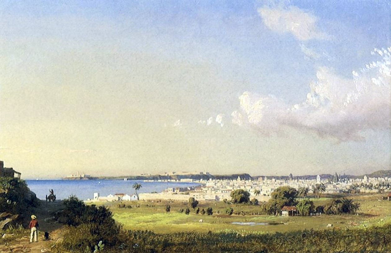 Havana Bay, Kuba. c.1854-61 od Charles de Wolfe Brownell