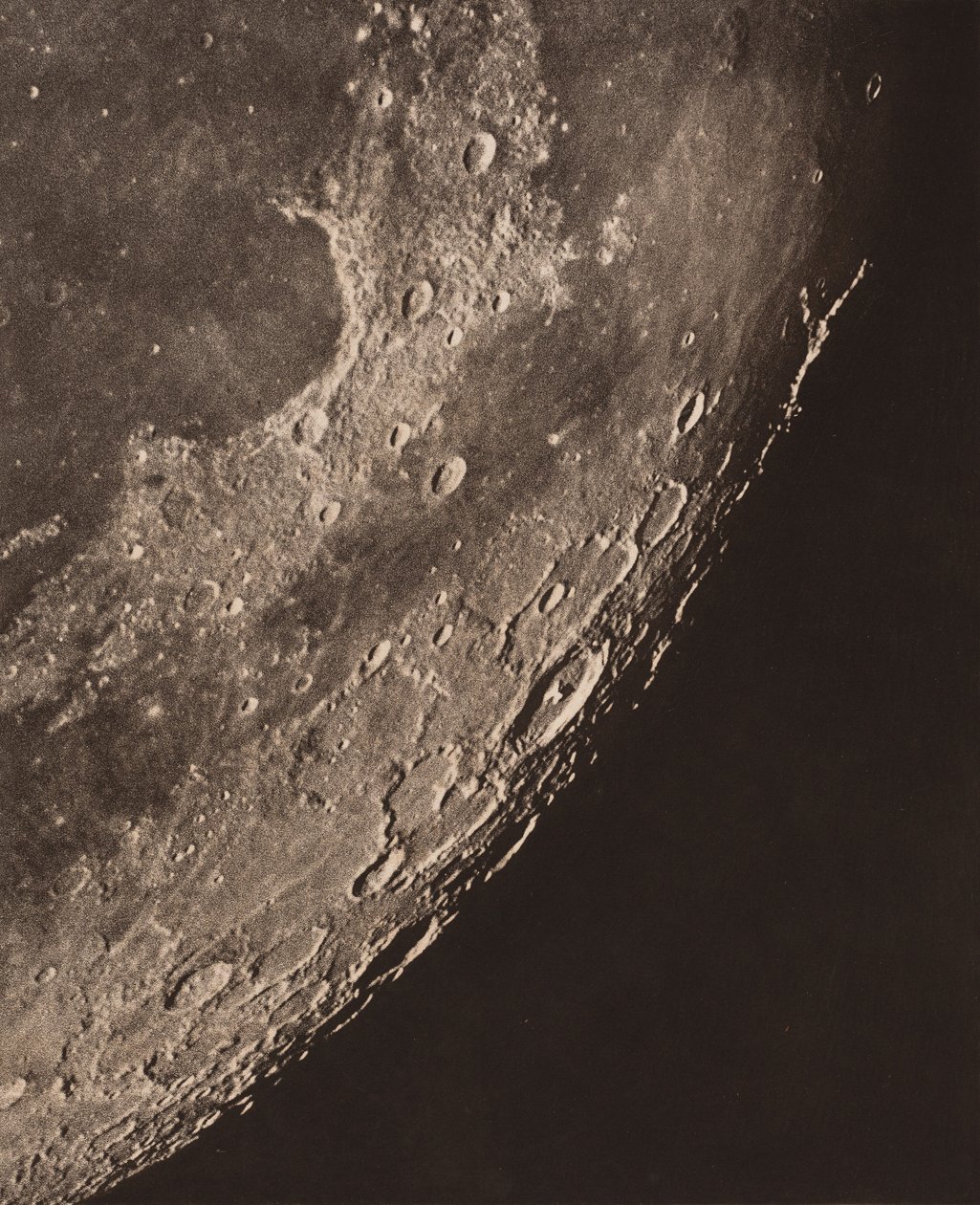 Fotografická mapa Měsíce, 1904 (foto) od Charles le Morvan
