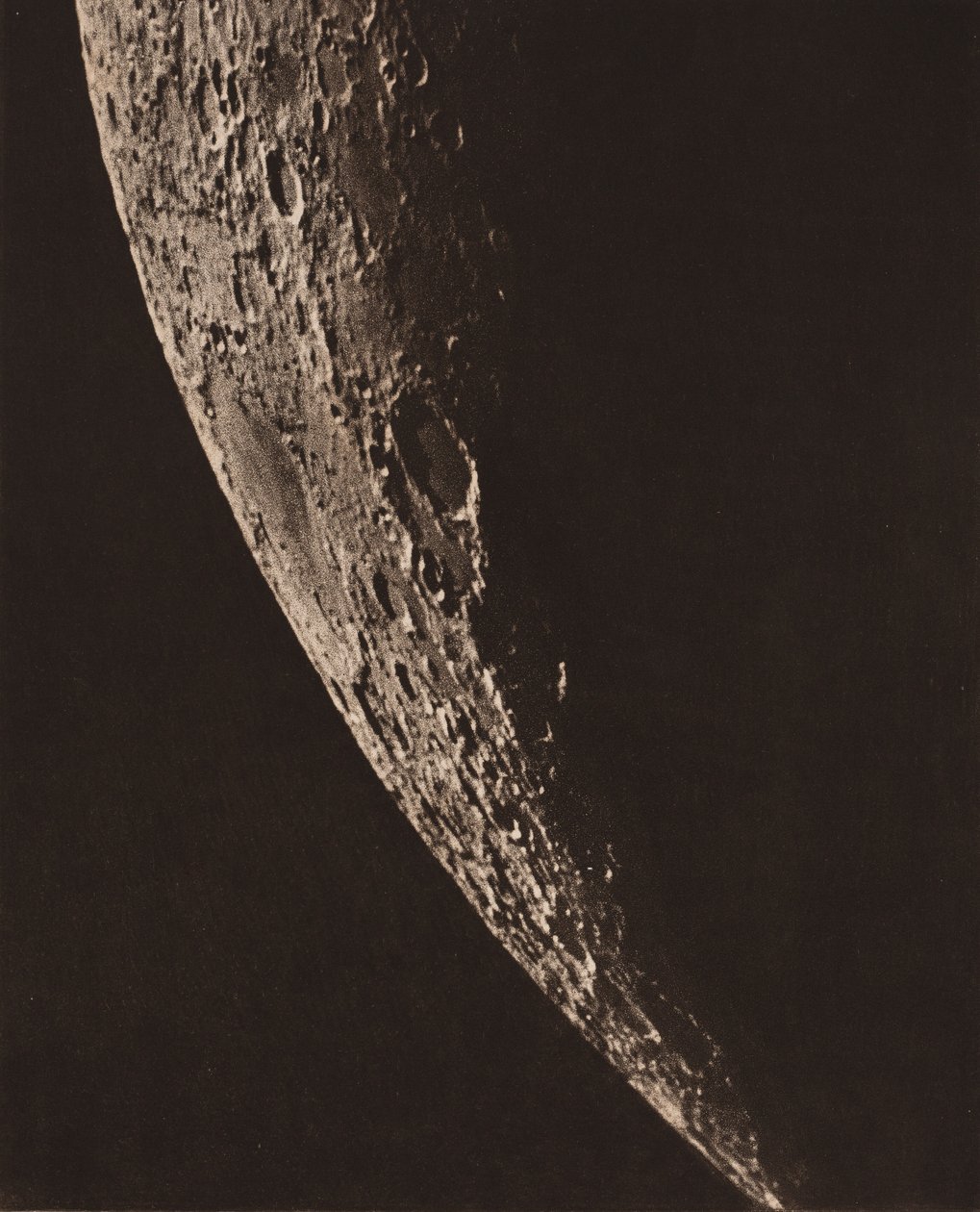Fotografická mapa Měsíce, 1909 (foto) od Charles le Morvan