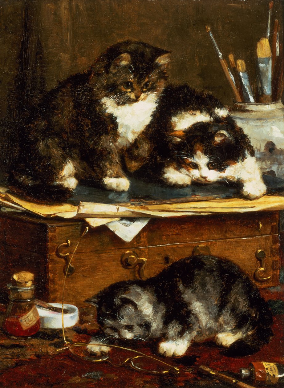 The Artists Studio (olej na plátně) od Charles van den Eycken