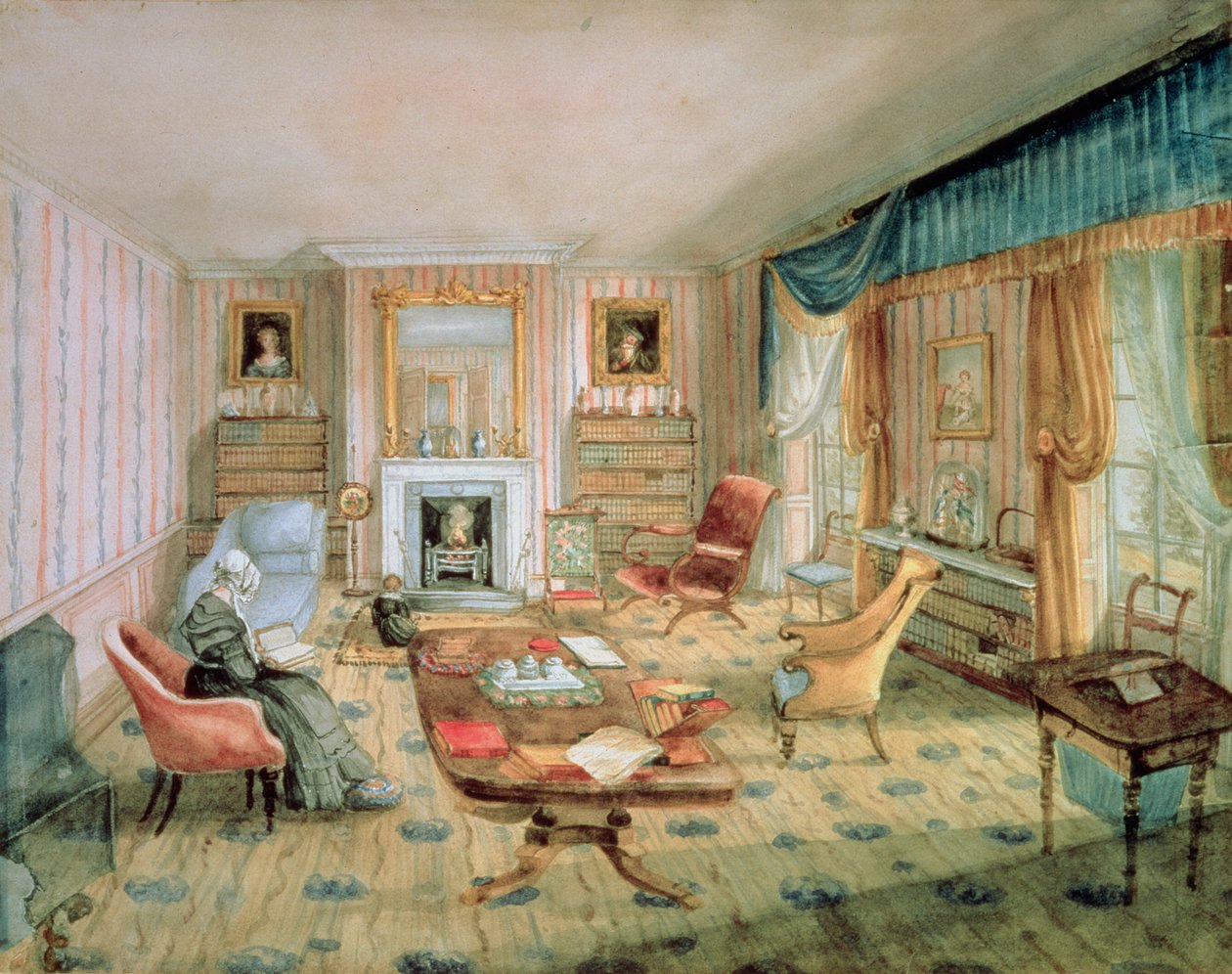 The Drawing Room, White Barnes, f.55 z 