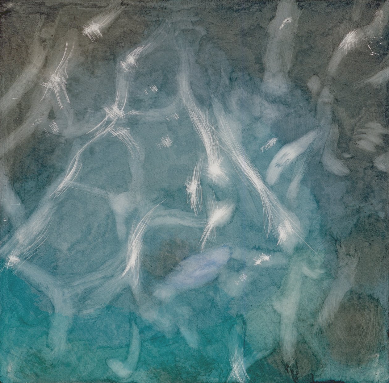 Aqua Marine, 2000 (olej na gesso) od Charlotte Johnstone