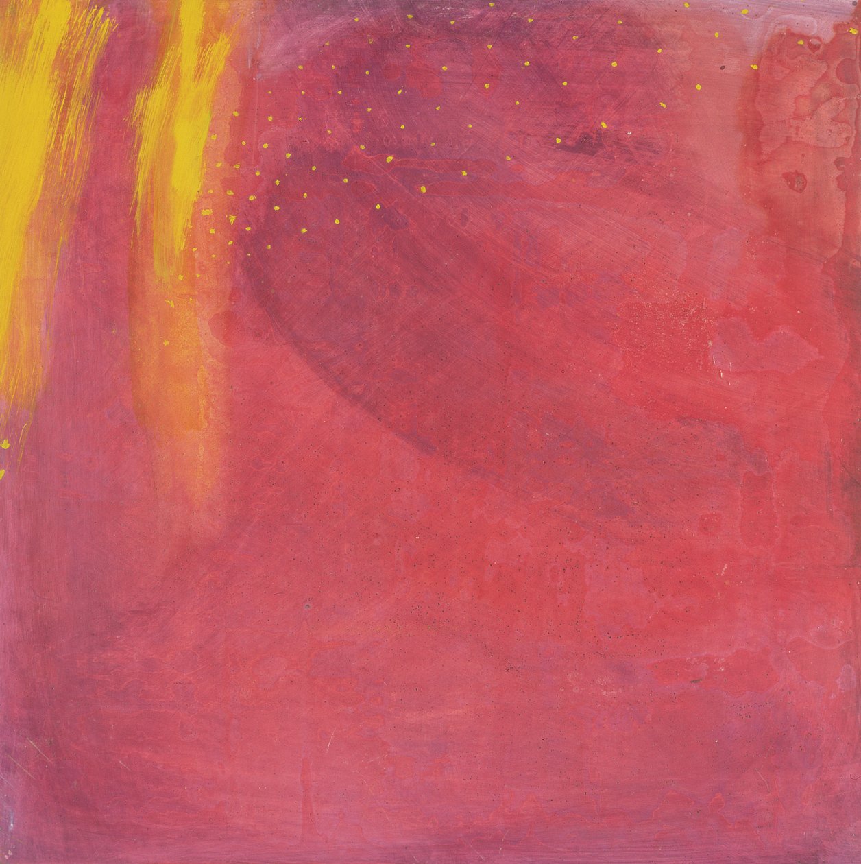 Purple Moon, 1997 (olej a glazura na gesso desce) od Charlotte Johnstone
