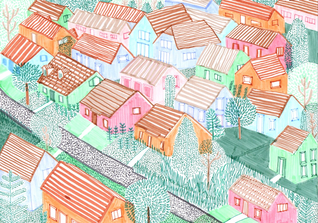 Althohenschönhausen, 2017 (štětce) od Charlotte Orr