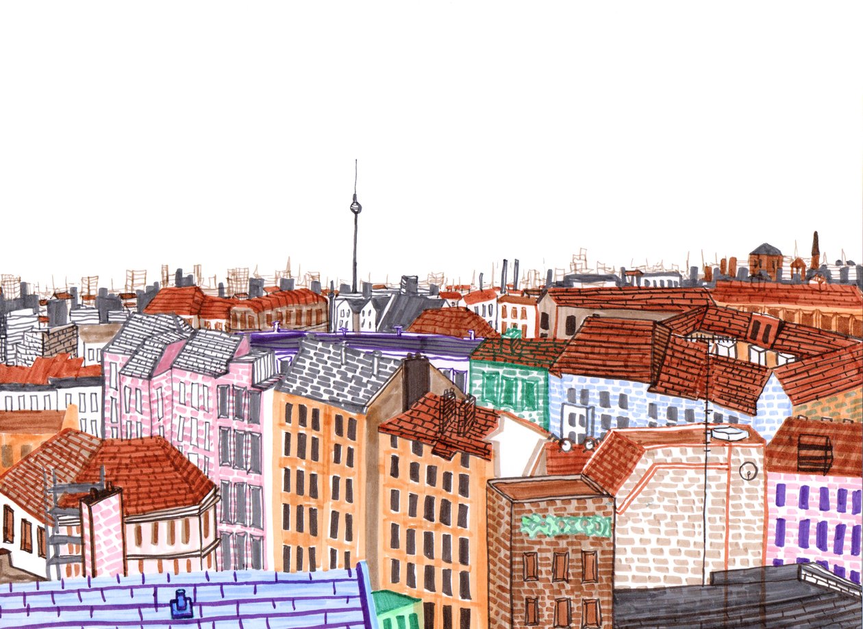 Berlín, 2017 (štětce) od Charlotte Orr