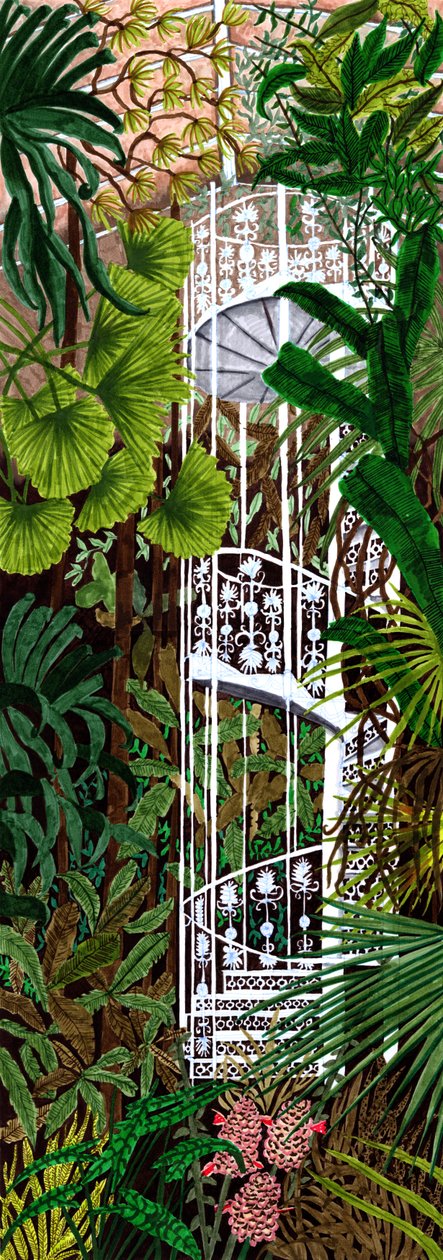 Kew Gardens, 2019 (štětce) od Charlotte Orr