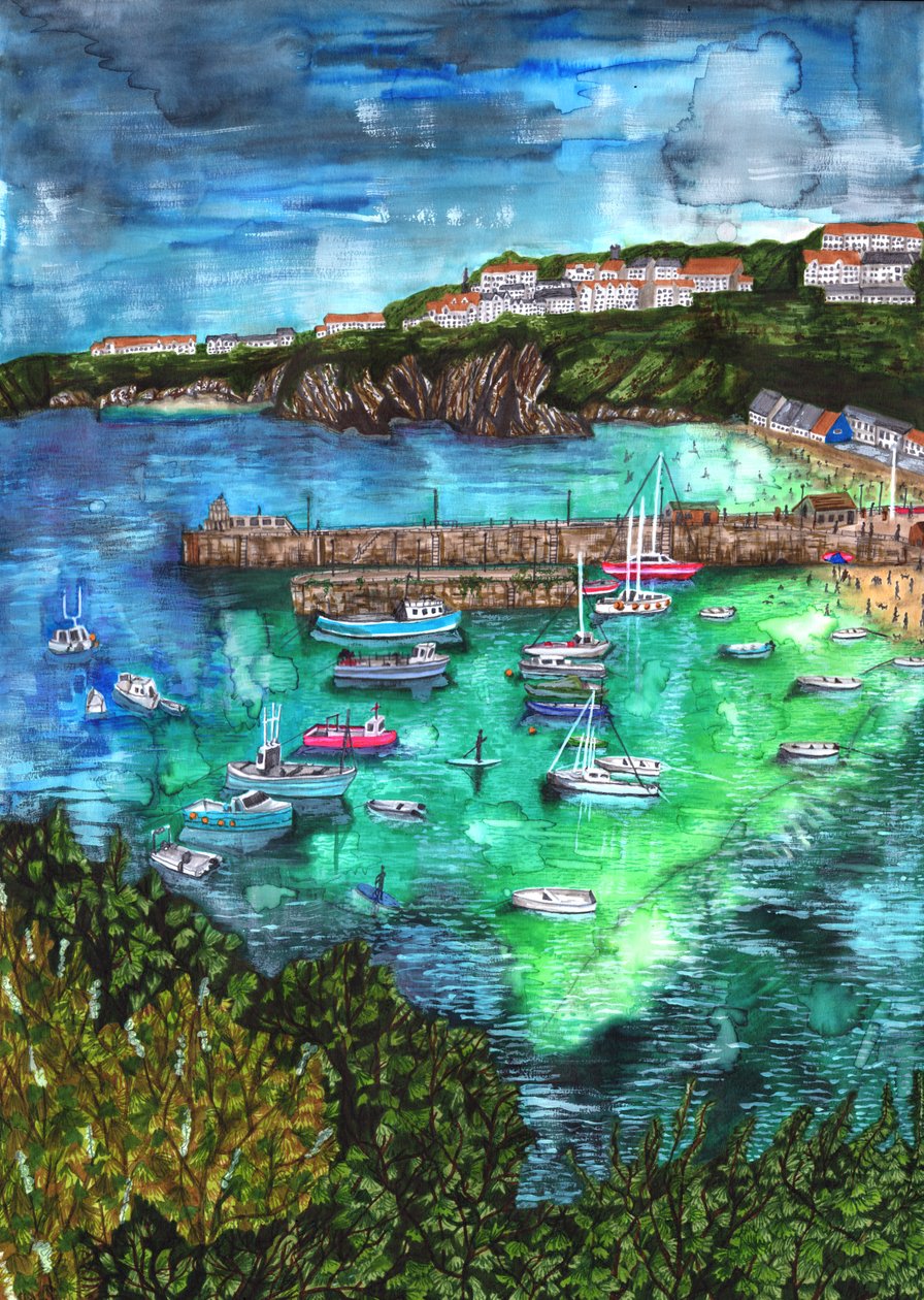 Newquay, Cornwall, 2021 od Charlotte Orr