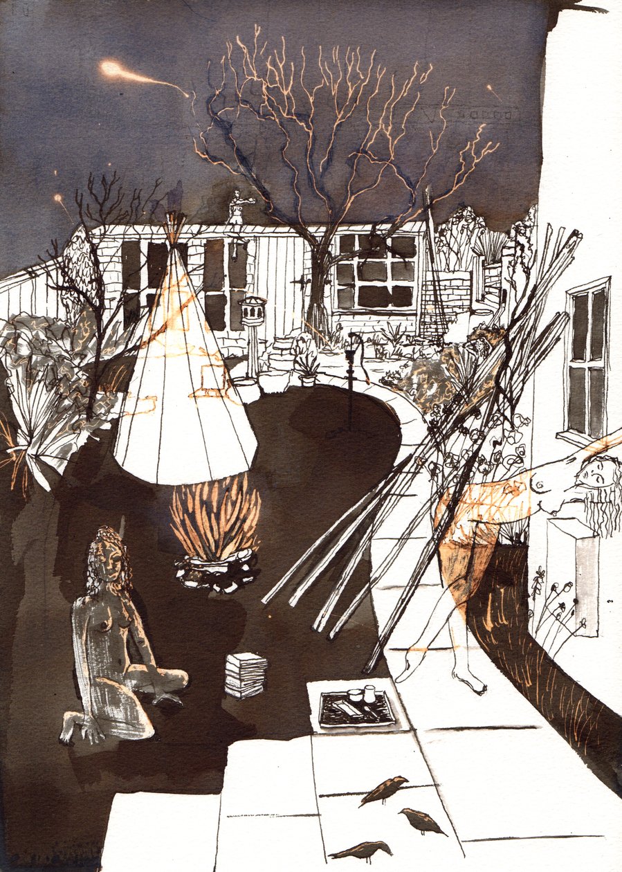 Pixies in the Garden, 2021 od Charlotte Orr