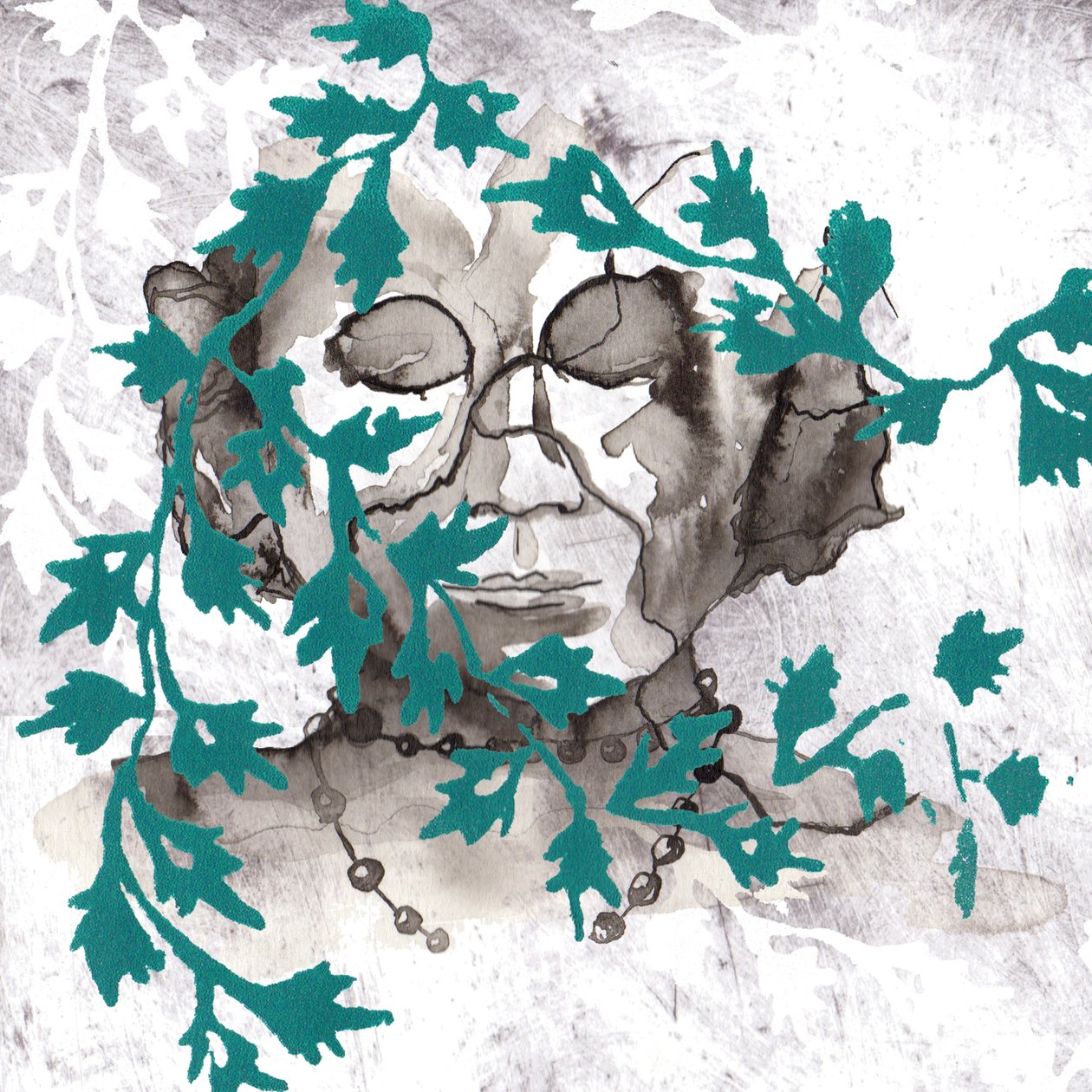 Secret 7, 2014 (inkoust a sítotisk) od Charlotte Orr
