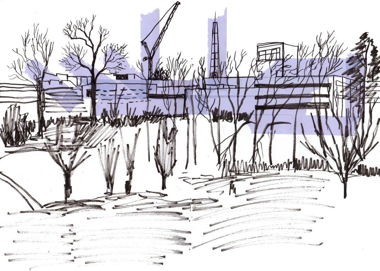 Sketchy Landscape, 2021 od Charlotte Orr
