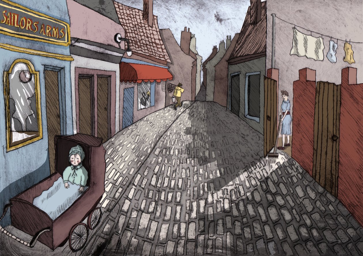 Under Milk Wood, 2013 (leptání suchou jehlou a digitální) od Charlotte Orr