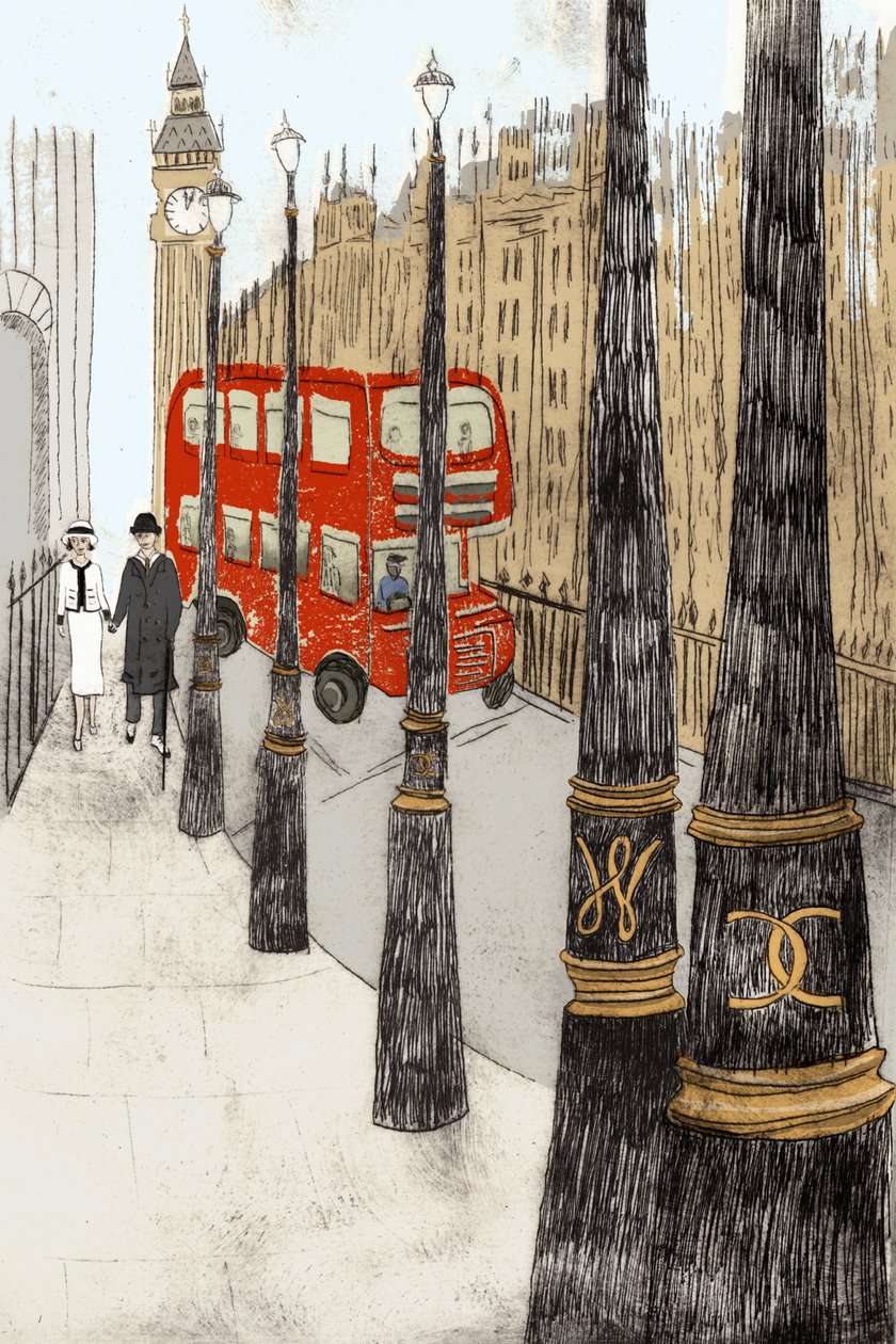Westminster Love, 2014 (leptání suchou jehlou a digitální) od Charlotte Orr