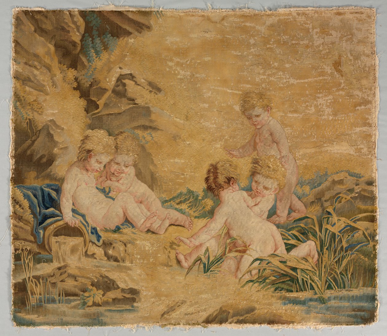 Děti si hrají: The Bath, 1700s. od Charron