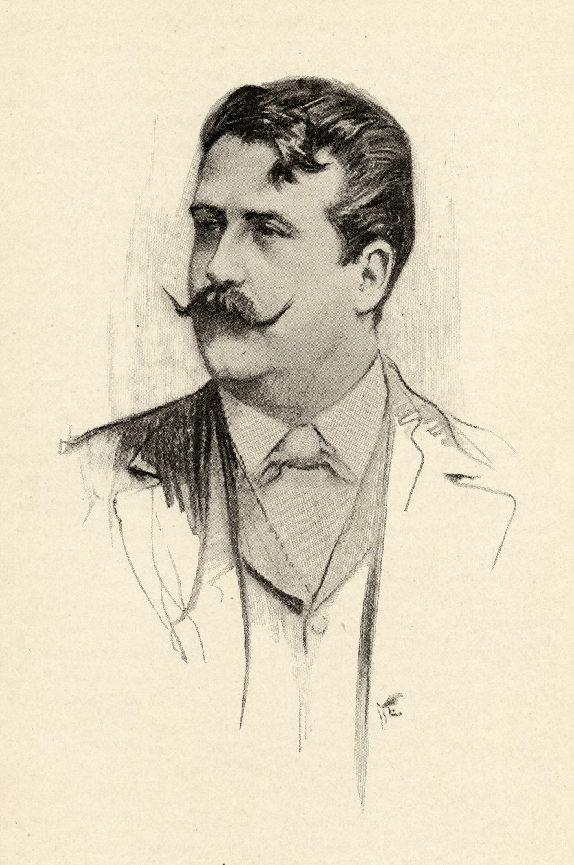 Ruggero Leoncavallo (1857-1919) ilustrace z 
