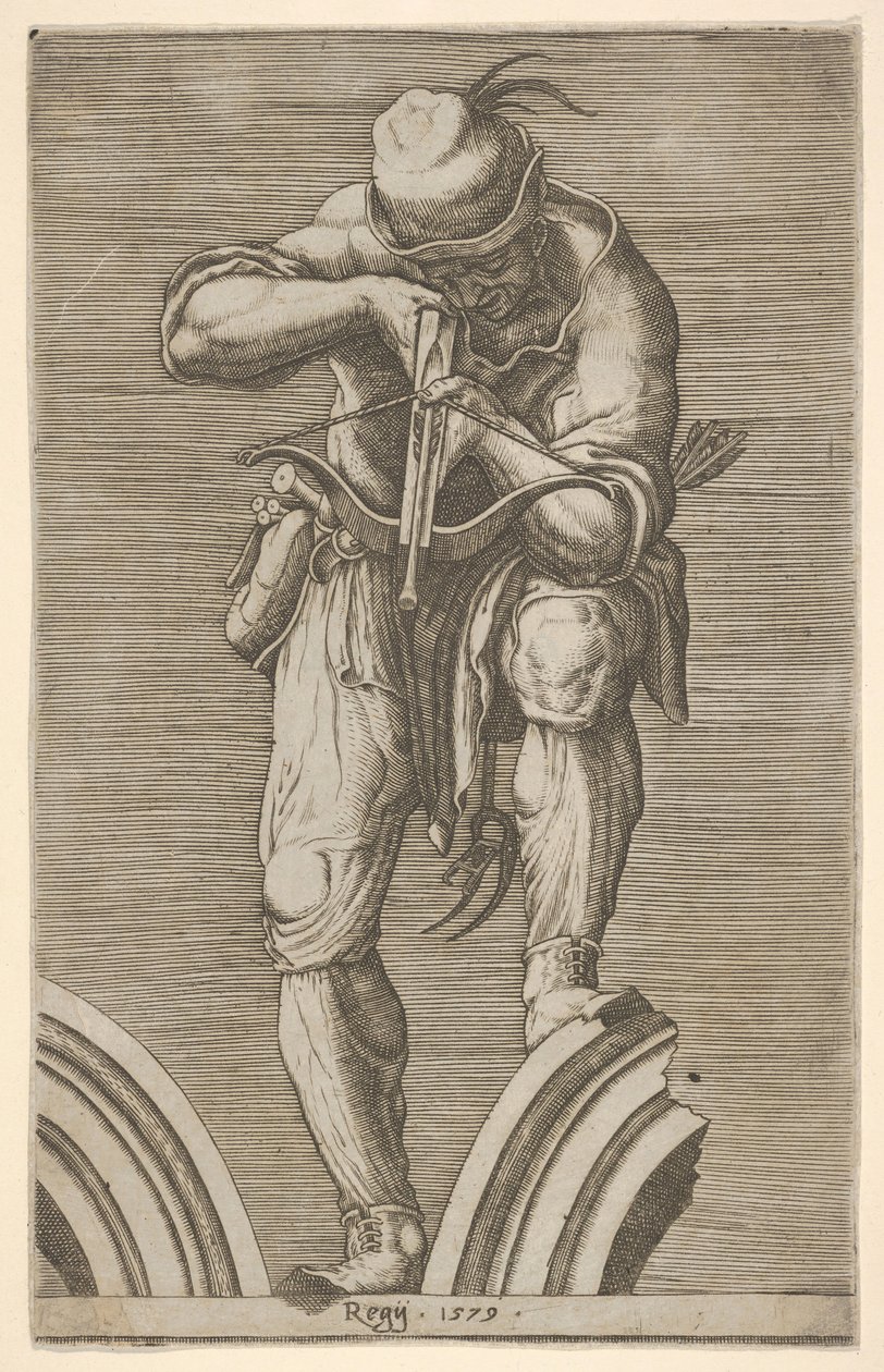 Muž střílející z kuše, 1579. od Cherubino Alberti