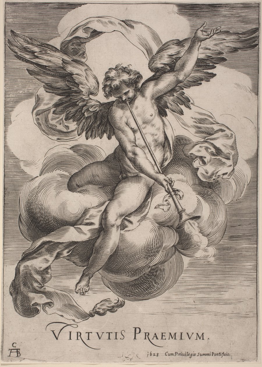 Alegorická postava: Cena ctnosti, 1628. od Cherubino Alberti