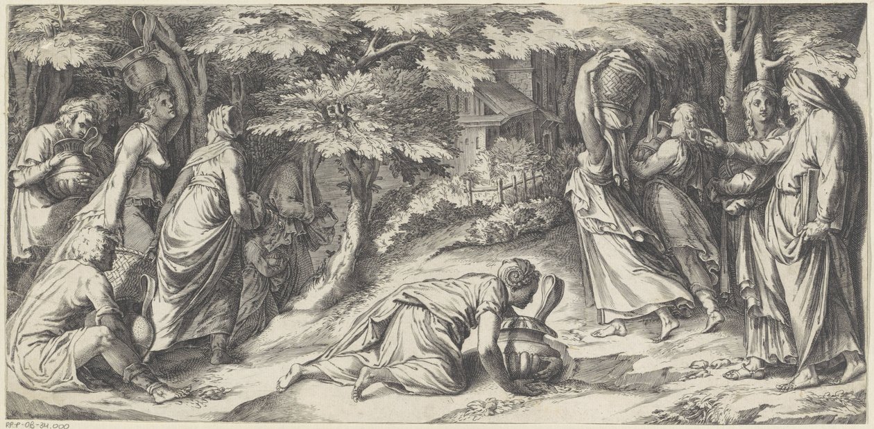 Izraelité prchají z Egypta od Cherubino Alberti