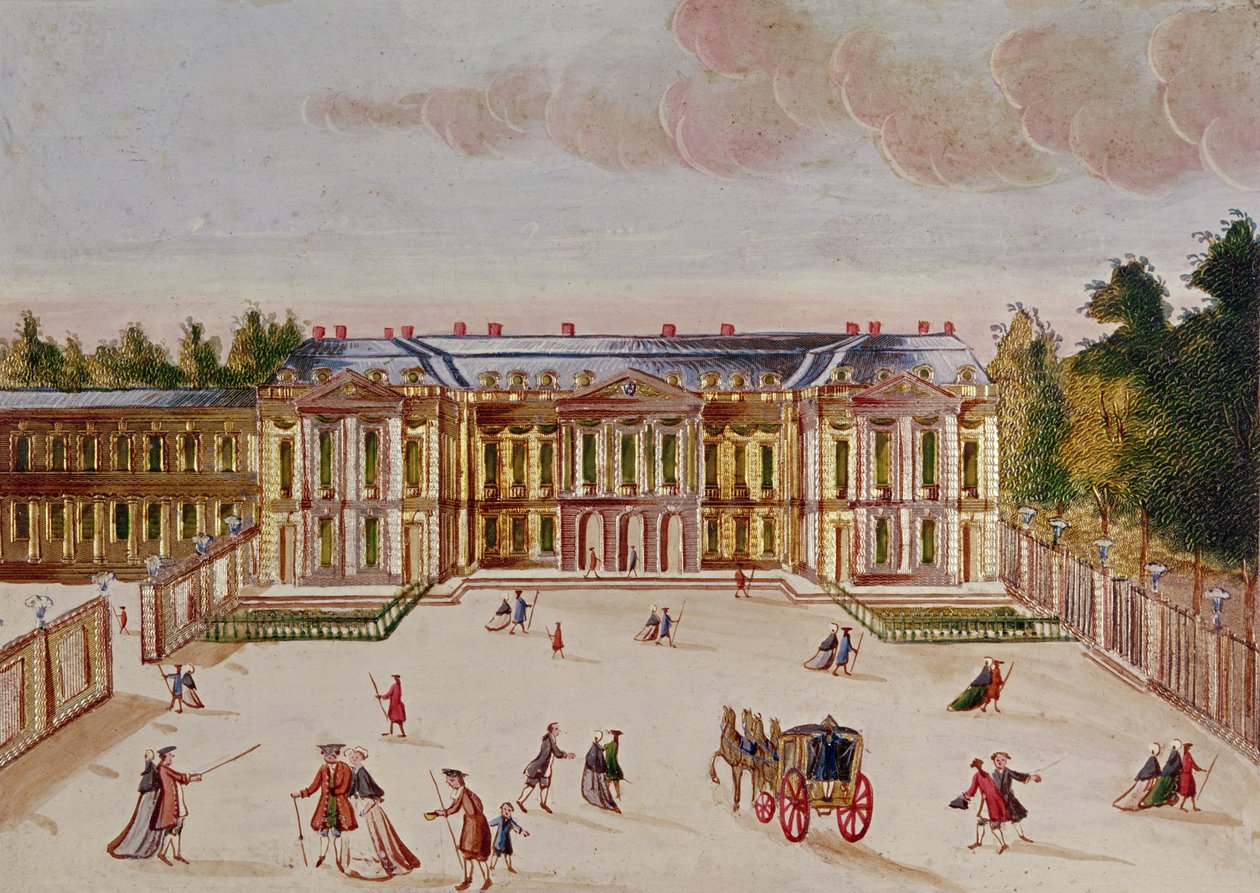 Chateau de Choisy, strana nádvoří od Chevalier