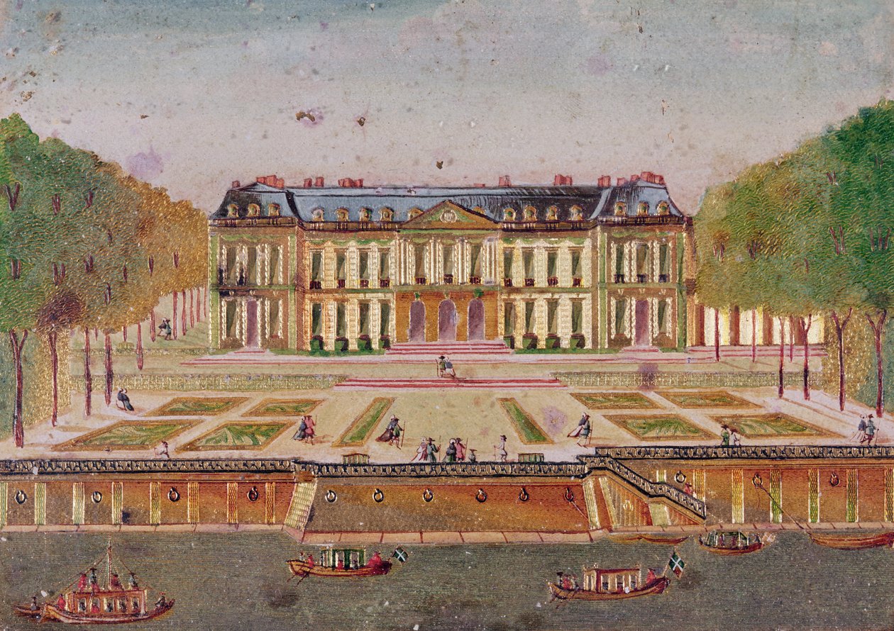 Chateau de Choisy, strana parku od Chevalier