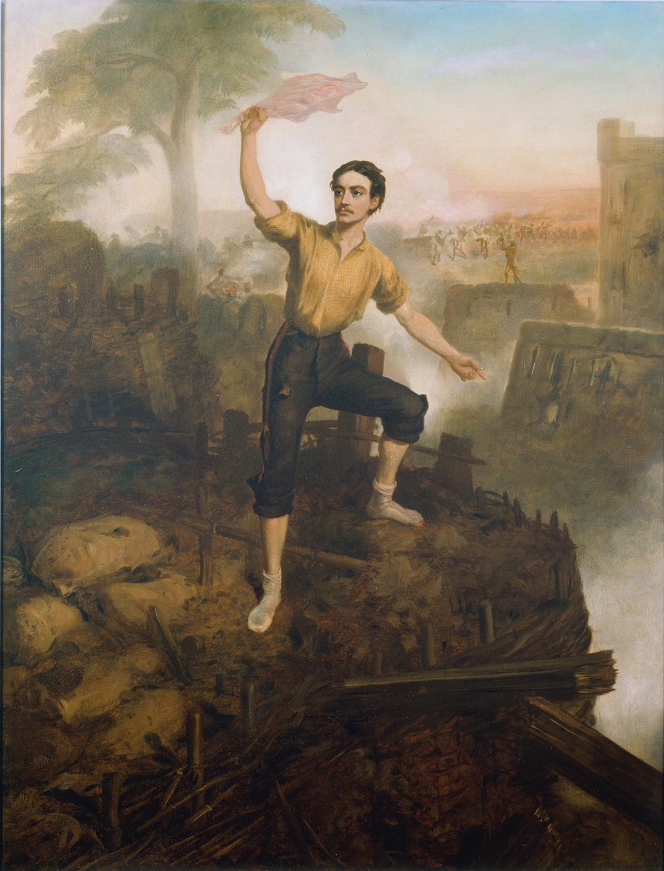 Poručík Thomas Adair Butler (1836-1901) získal Viktoriin kříž v Lucknow během indické vzpoury dne 9. března 1858, kolem roku 1860 od Chevalier Louis William Desanges