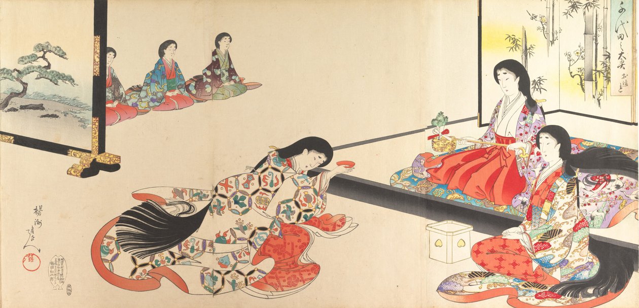 Chiyoda Castle Album of Women, 1895., 1895. od Chikanobu Yoshu