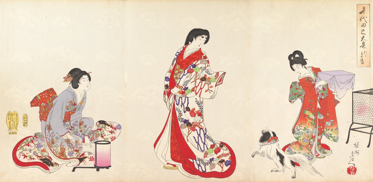 Chiyoda Castle Album of Women, 1895., 1895. od Chikanobu Yoshu