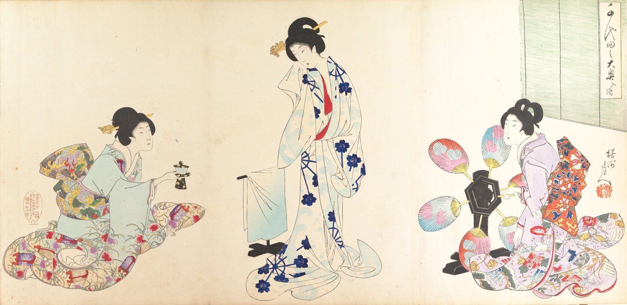 Chiyoda Castle Album of Women, 1895., 1895. od Chikanobu Yoshu