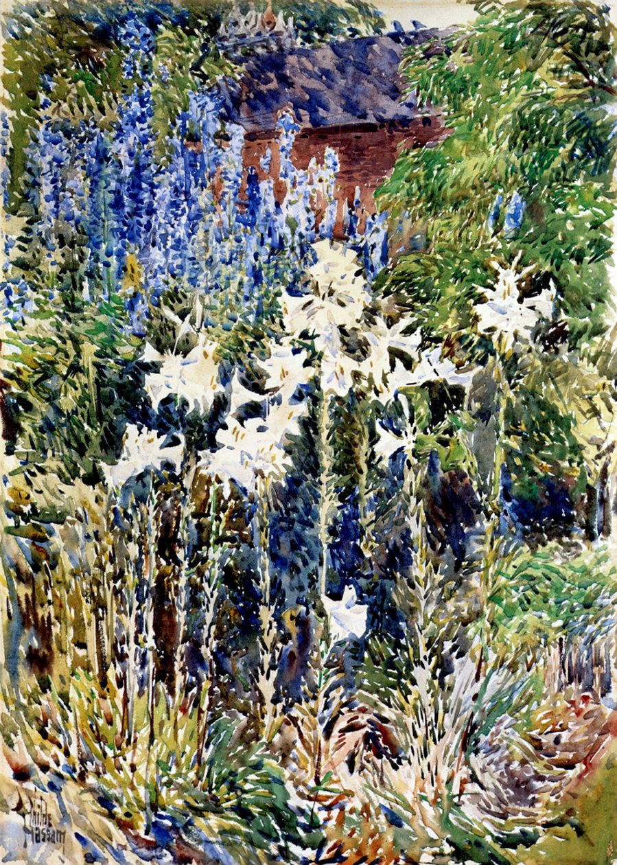 Květná zahrada od Childe Frederick Hassam