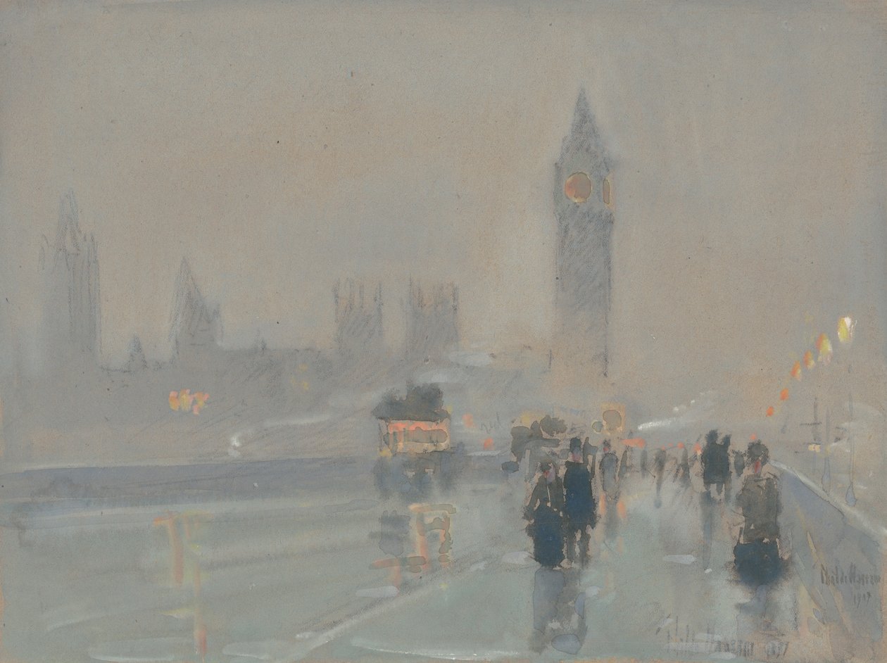 Big Ben od Childe Frederick Hassam