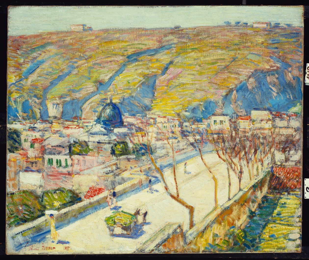 Most v Posilippo, Neapol od Childe Frederick Hassam