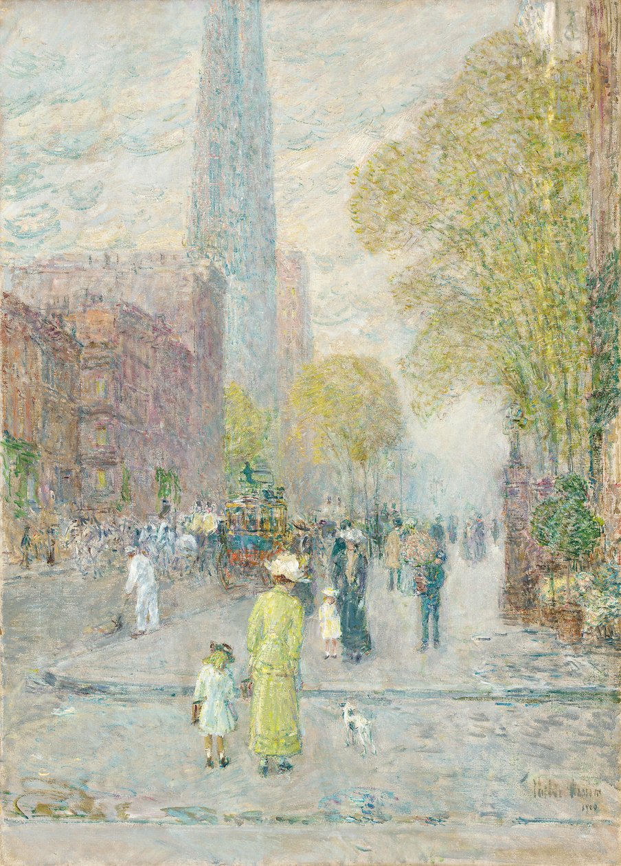Katedrála Spires, jarní ráno od Childe Frederick Hassam