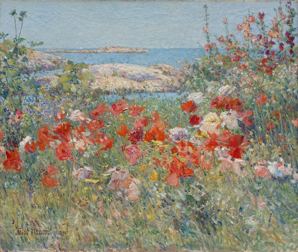 Zahrada Celie Thaxterové, Isles of Shoals, Maine od Childe Frederick Hassam