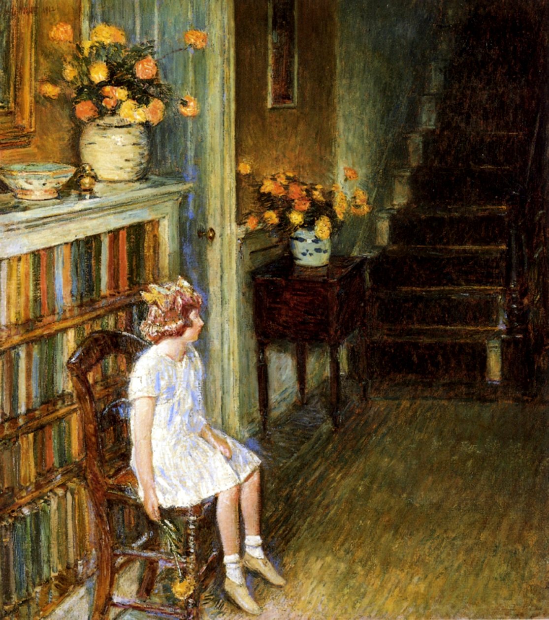 Clarissa od Childe Frederick Hassam