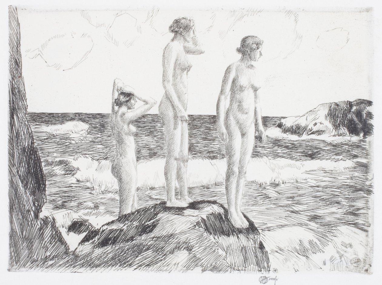 Hlubinné lázně od Childe Frederick Hassam