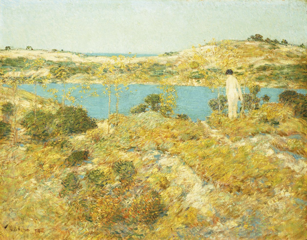 Bazén Duny od Childe Frederick Hassam