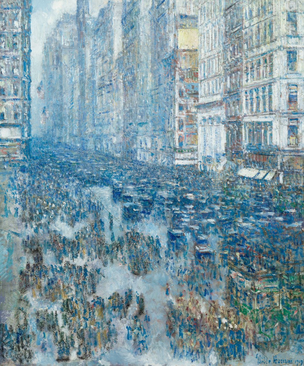 Pátá třída od Childe Frederick Hassam