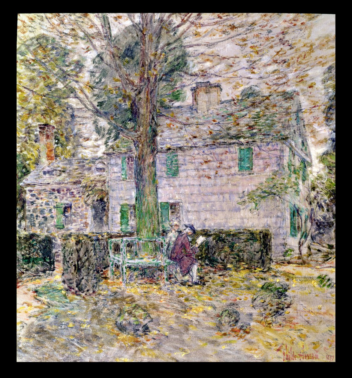 Indiánské léto v koloniálních dnech od Childe Frederick Hassam